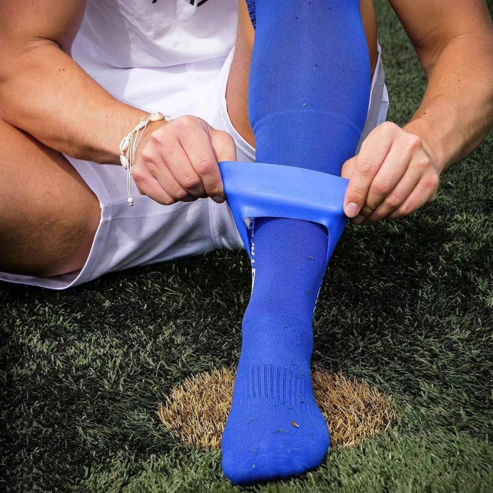 Sock Organizer Tray - 2pcs Silicone Soccer Sock Holders Anti