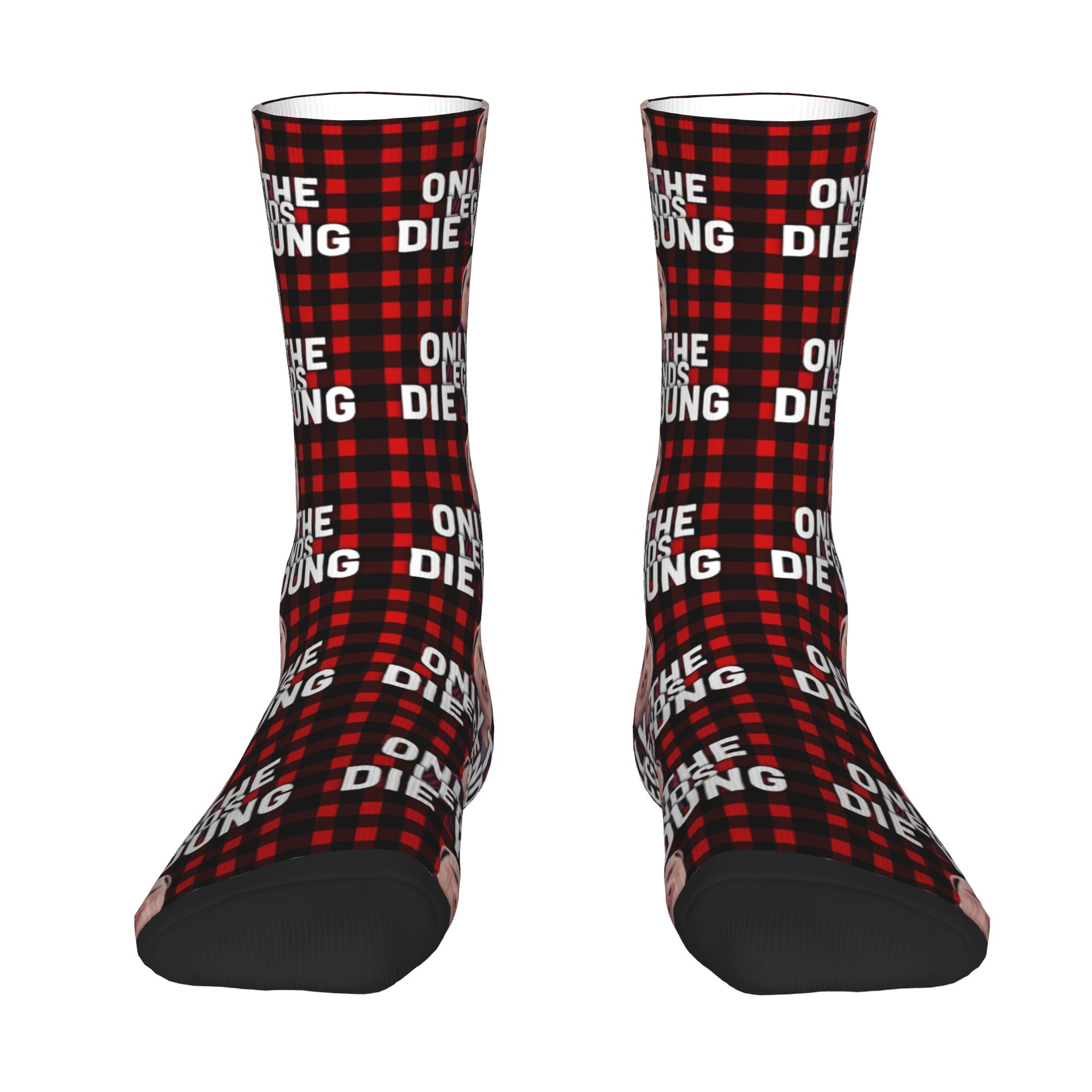 Dress Sock Men - Custom John pork is calling Mens