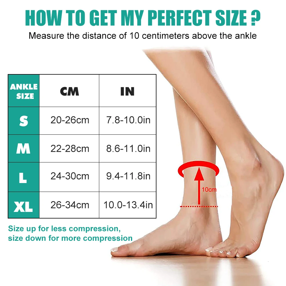1Pair Open Toe Compression Soc - огляд і ціна Ankle Brace Sock