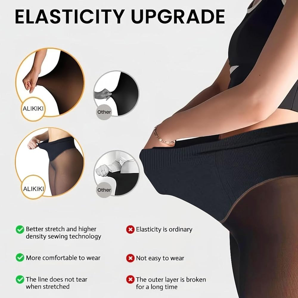 One Seam Fleece Lined Leggings - огляд і ціна Tights Pantyhose Sheer