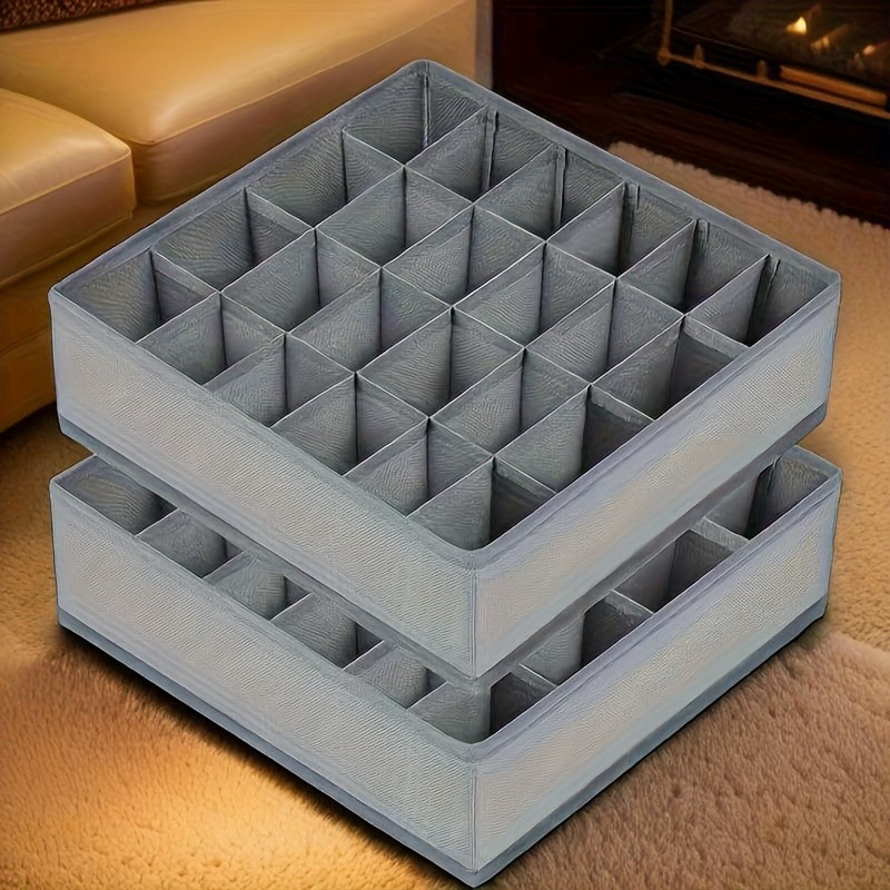 2Pcs 24-Compartment Fabric Soc - огляд і ціна Sock Organizer Tray