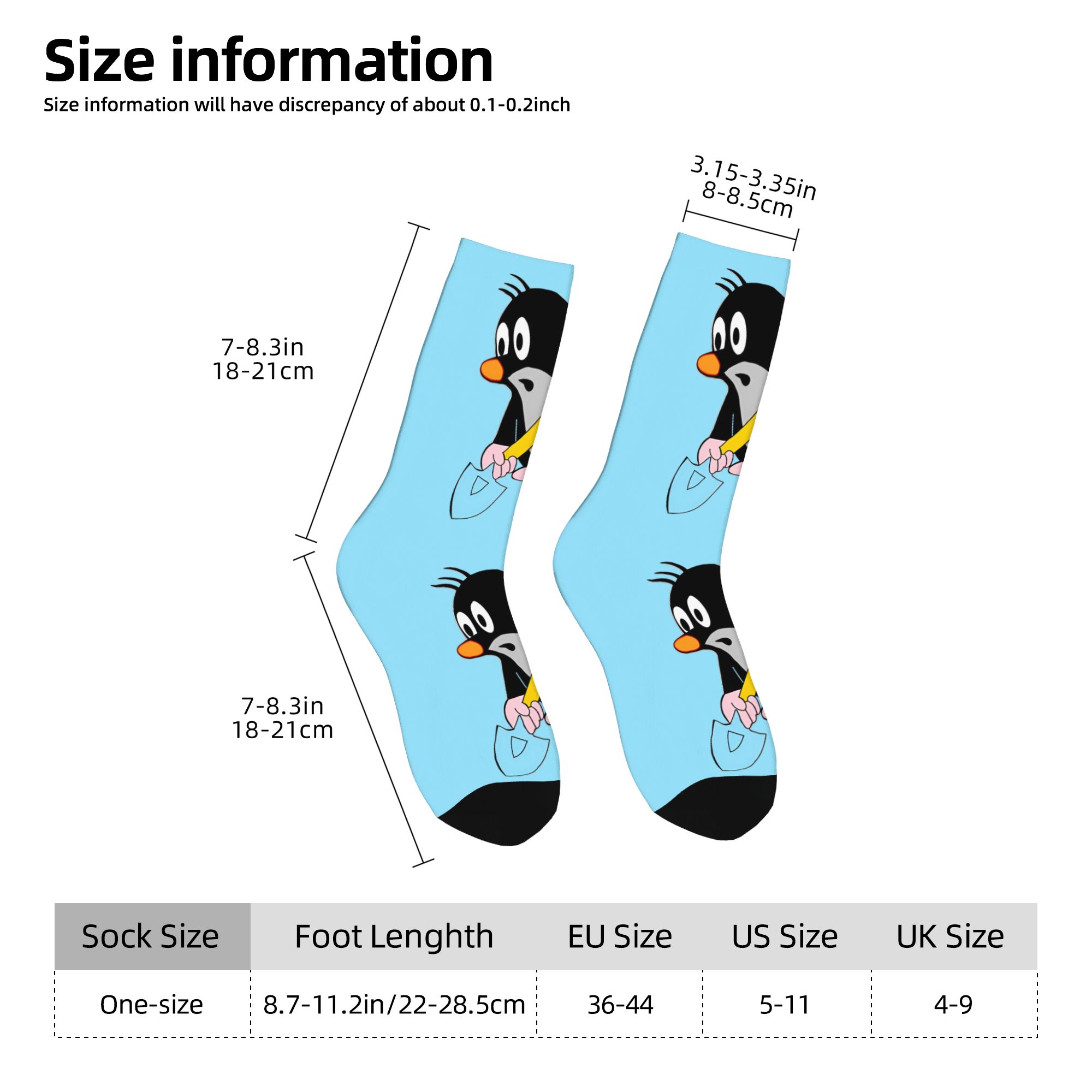 Custom Funny Cartoon Krtek Dre - огляд і ціна Dress Sock Men