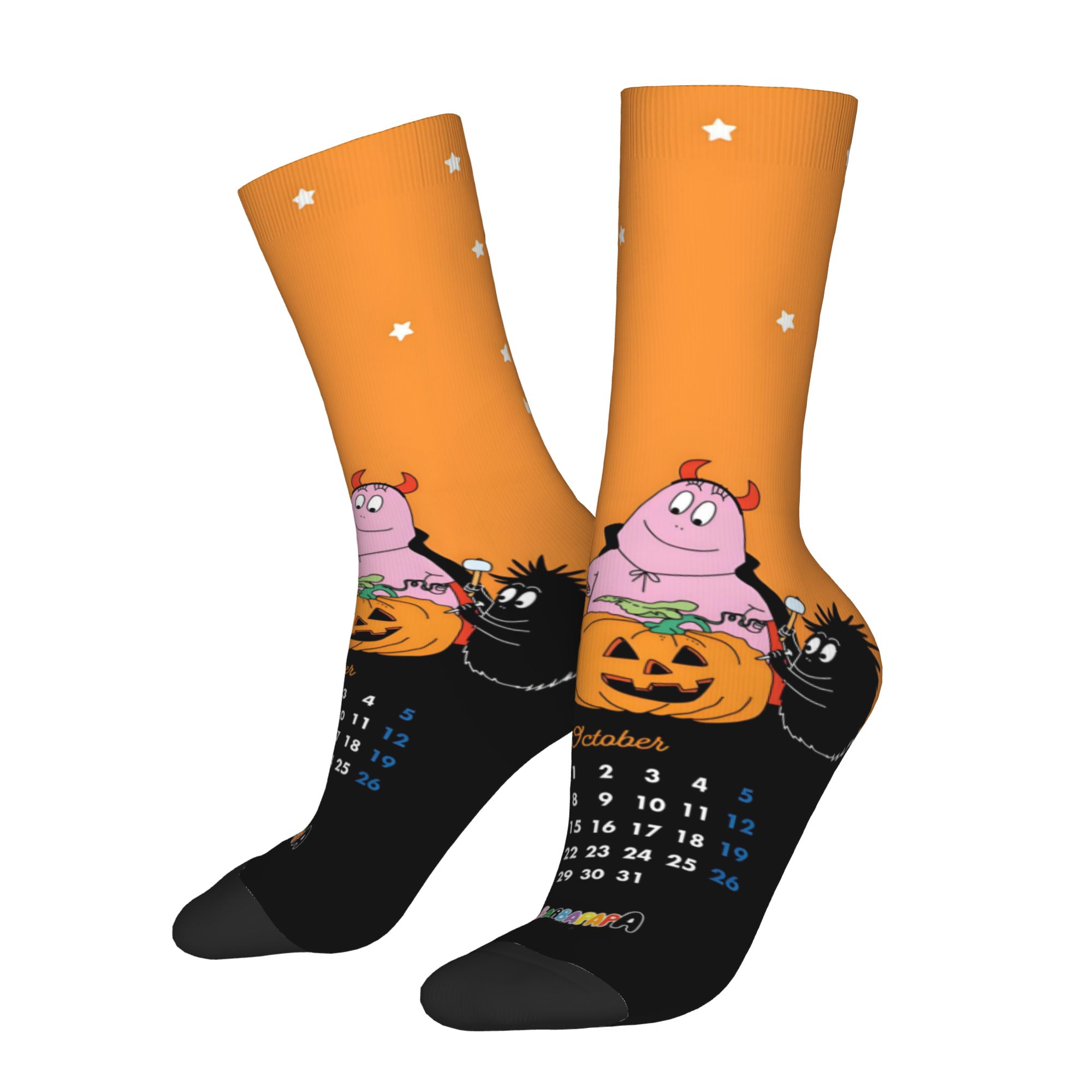 Custom Funny Cartoon Barbapapa - огляд і ціна Dress Sock Men