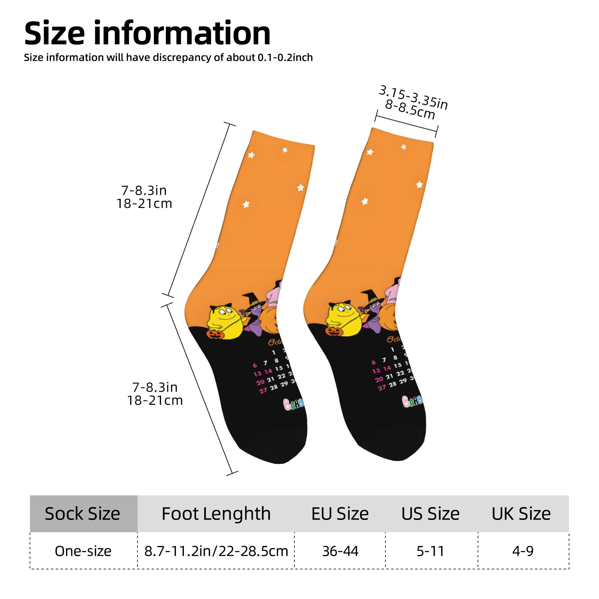 Custom Funny Cartoon Barbapapa - огляд і ціна Dress Sock Men