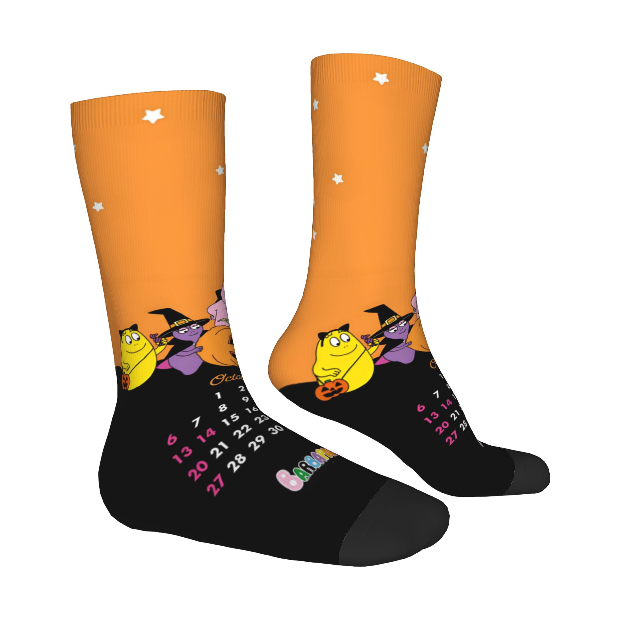 Custom Funny Cartoon Barbapapa - огляд і ціна Dress Sock Men