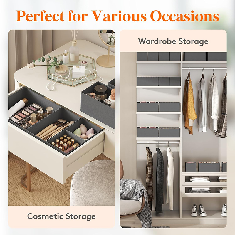 Drawer Organizer Non-woven Fab - огляд і ціна Sock Organizer Tray