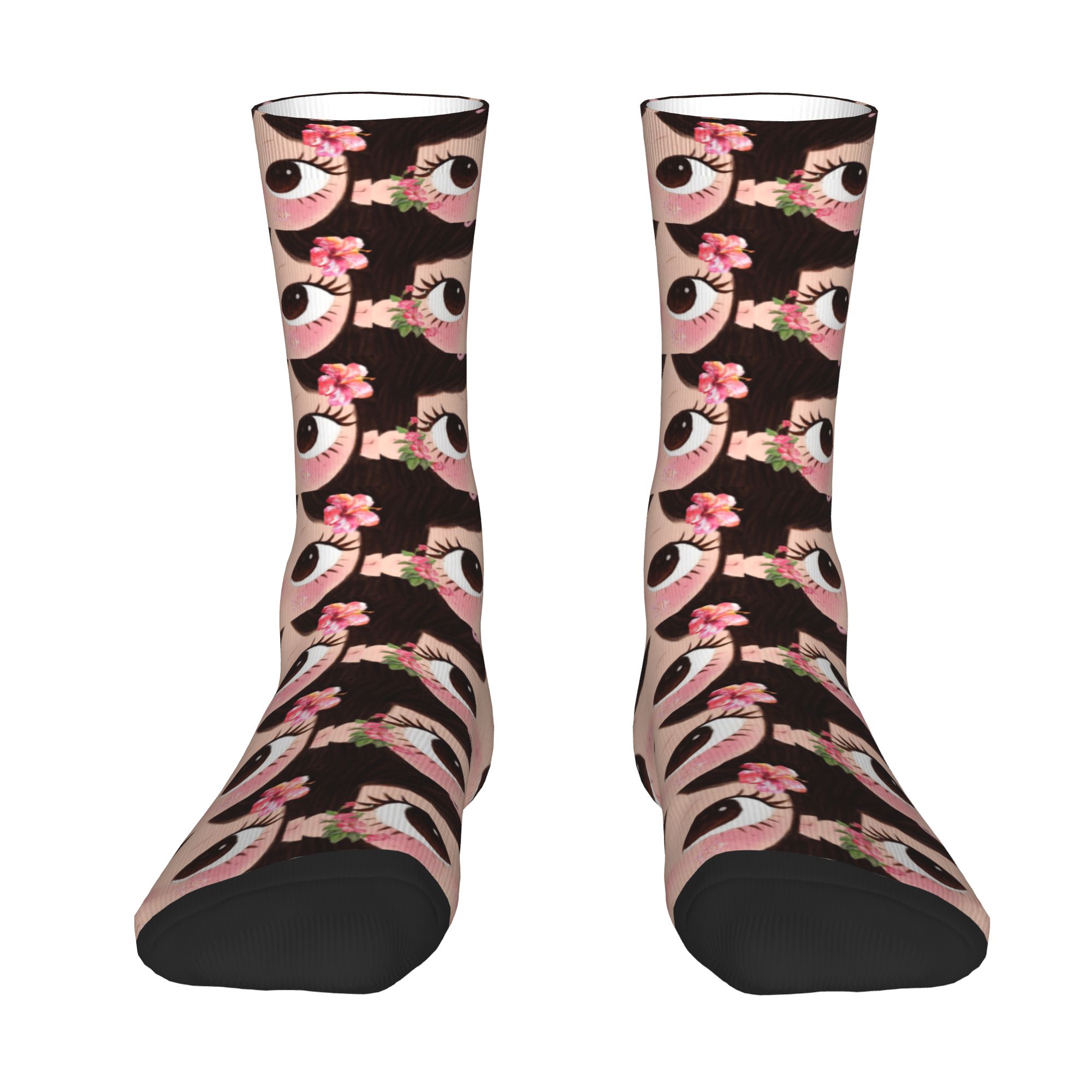 Custom Big Eyes Girl Comic Men - огляд і ціна Dress Sock Men