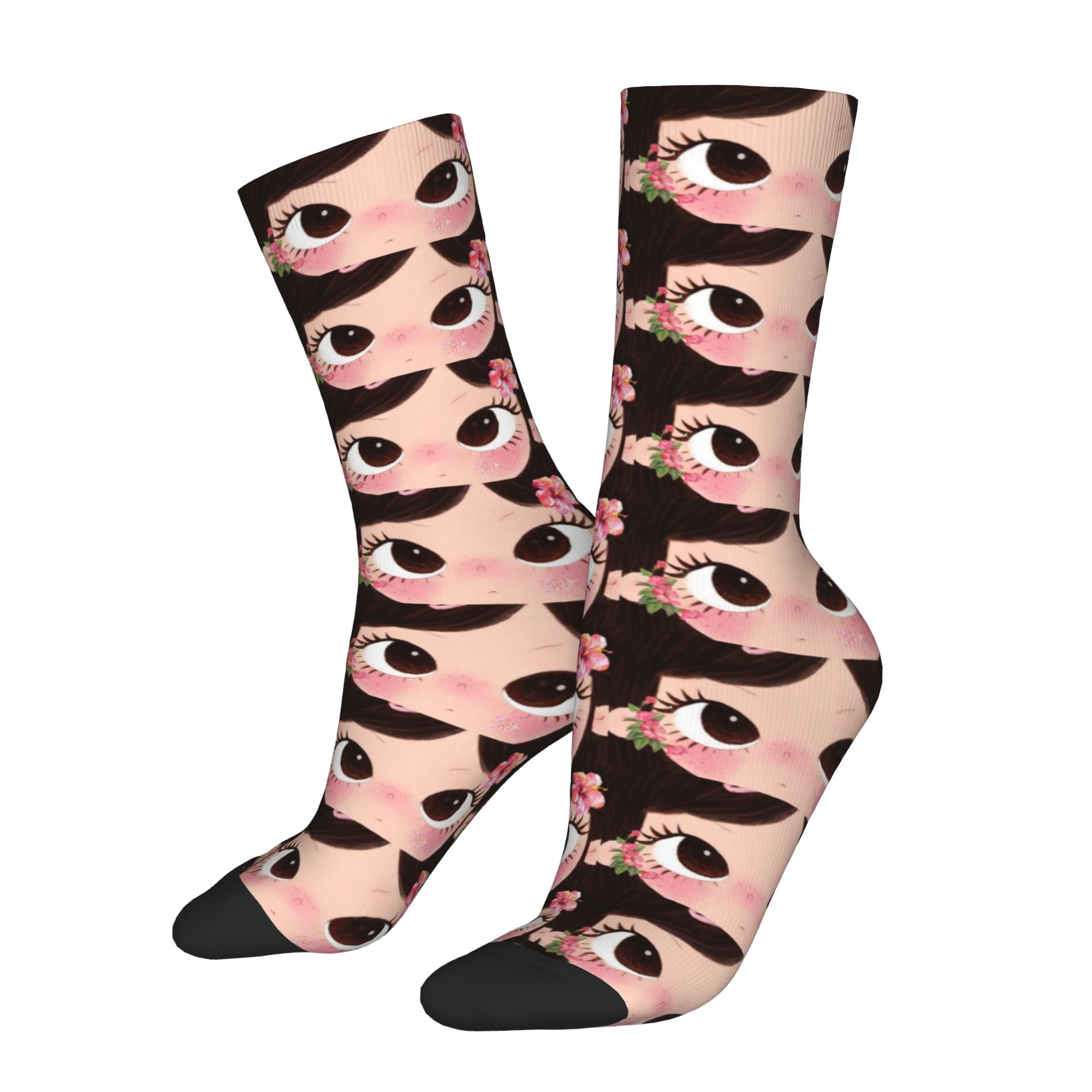 Custom Big Eyes Girl Comic Men - огляд і ціна Dress Sock Men