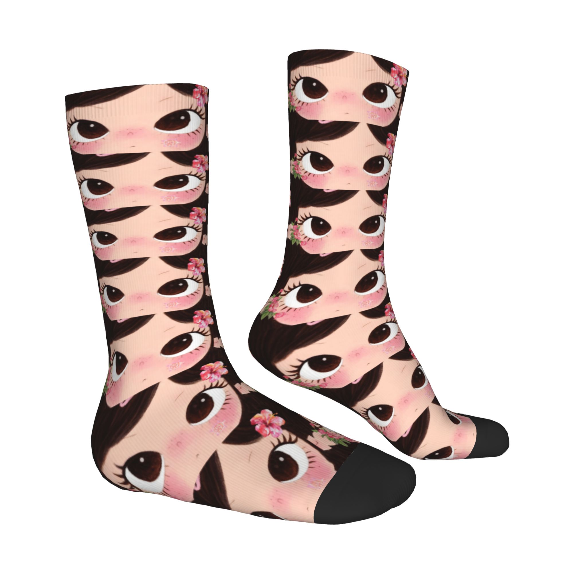 Custom Big Eyes Girl Comic Men - огляд і ціна Dress Sock Men