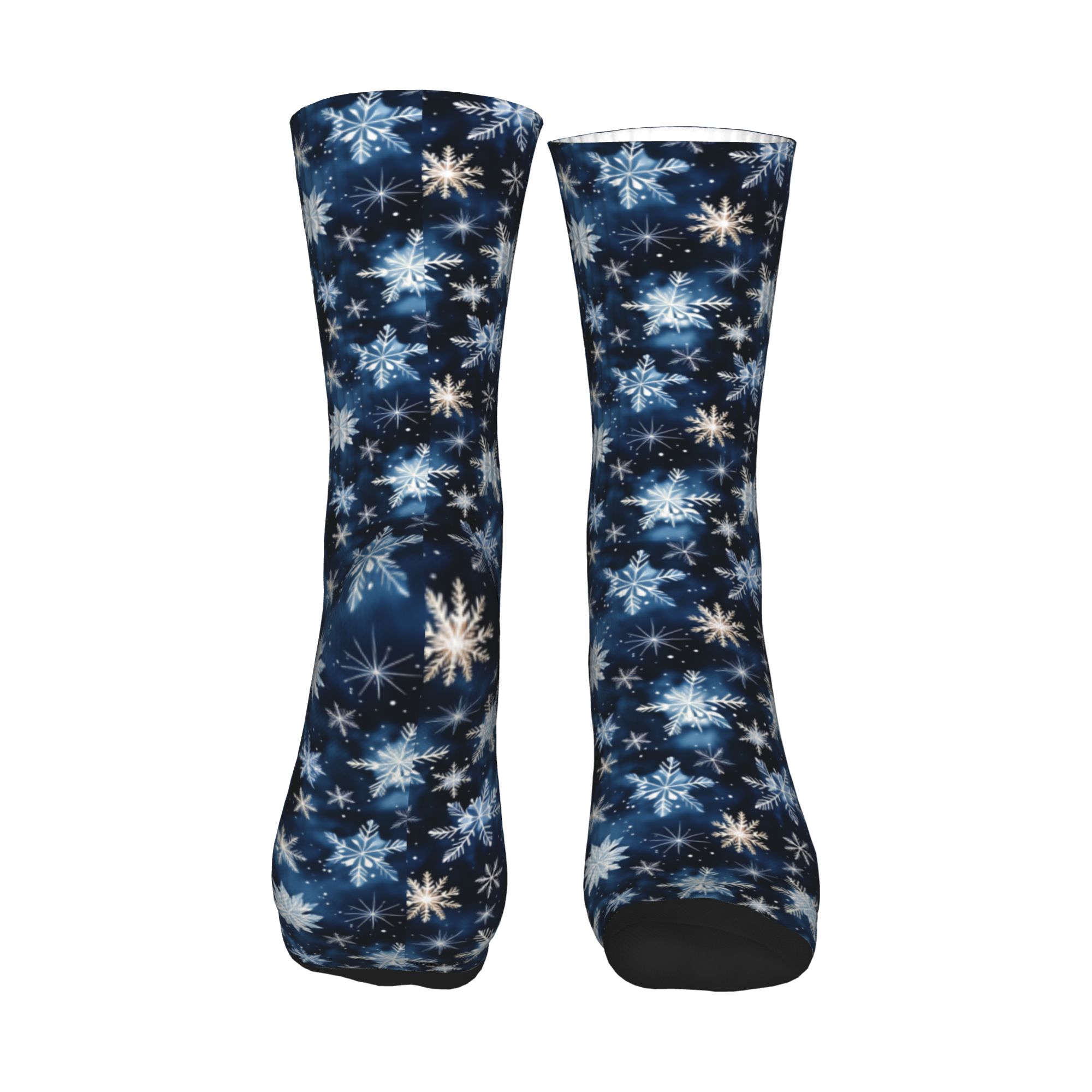 Navy Blue Snowflake Pattern Me - огляд і ціна Dress Sock Men