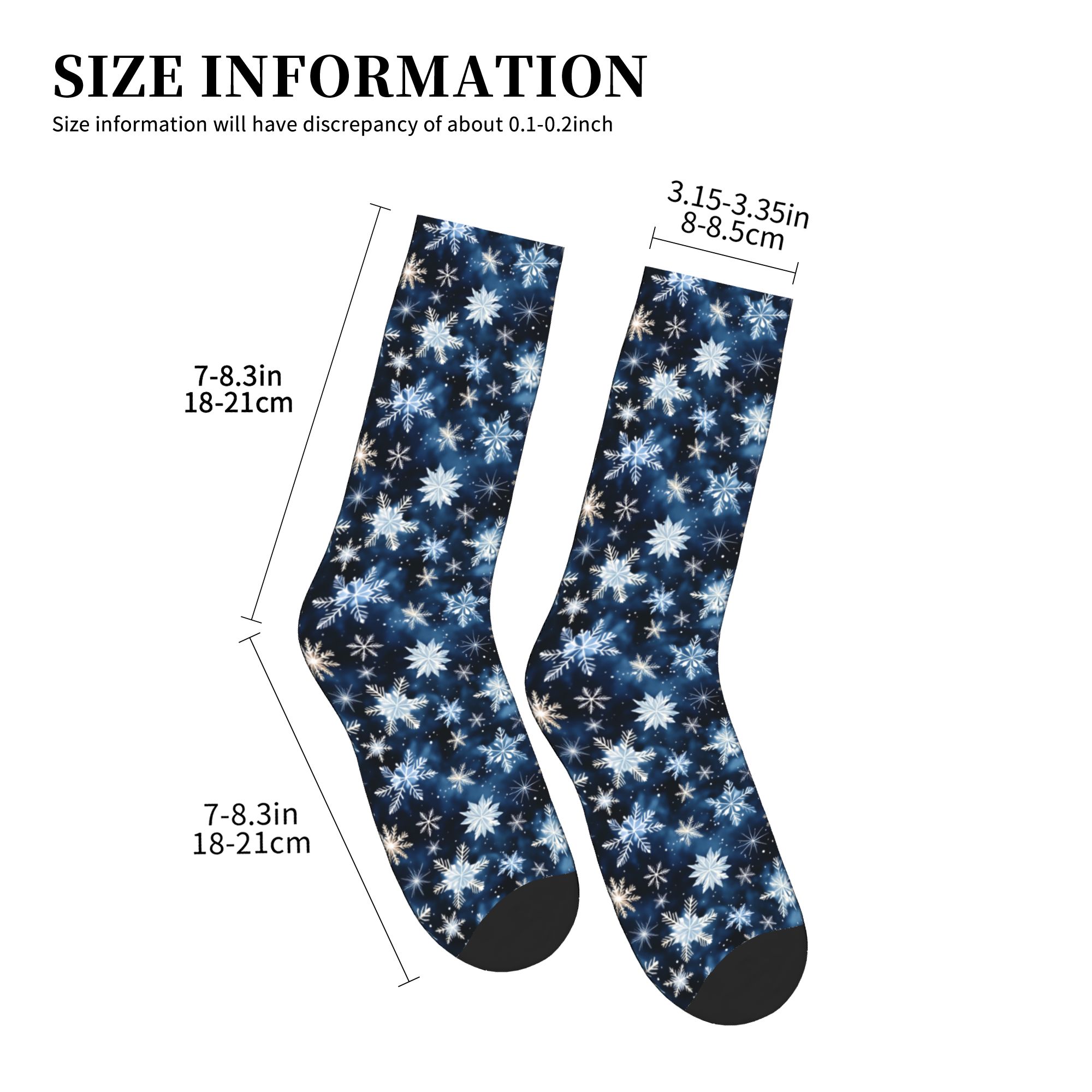Navy Blue Snowflake Pattern Me - огляд і ціна Dress Sock Men