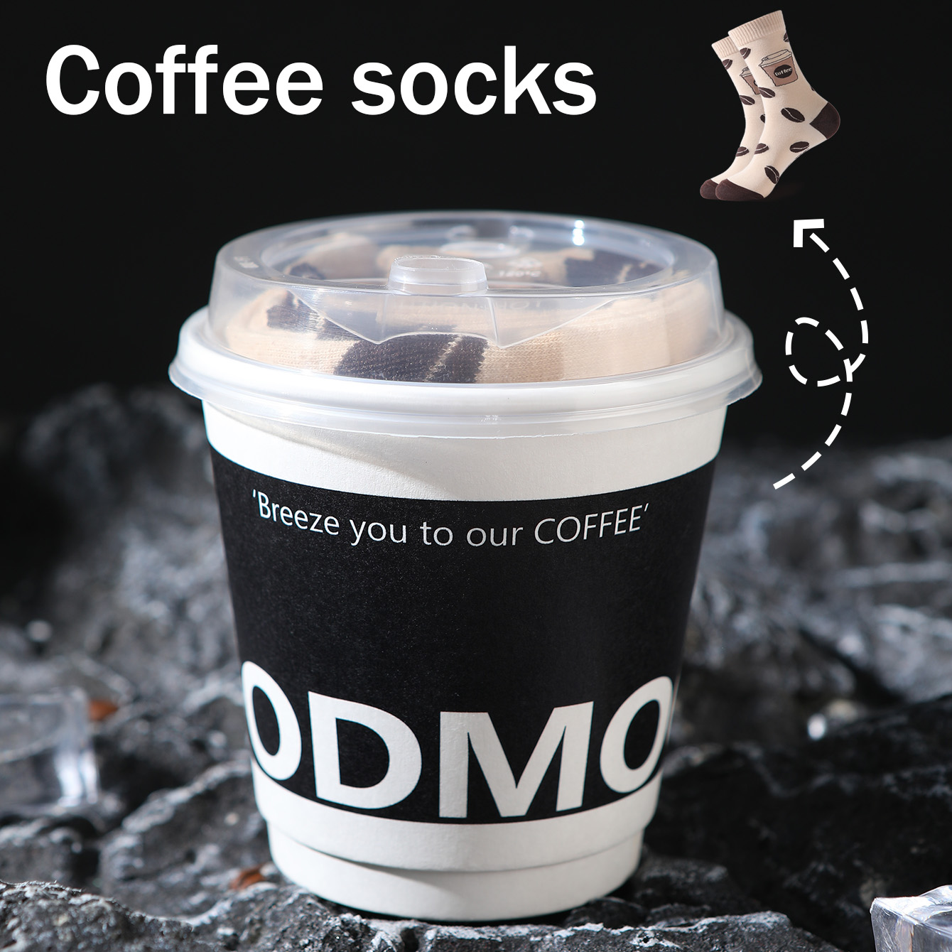 1 Pair of Mid-Calf Socks for M - огляд і ціна Sock Organizer Tray