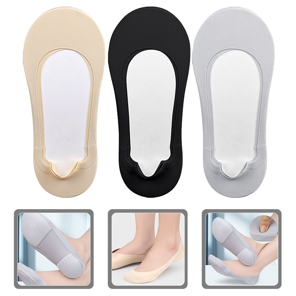 3Pairs Low Cut Invisible Socks - огляд і ціна Invisibility Sock Loafer