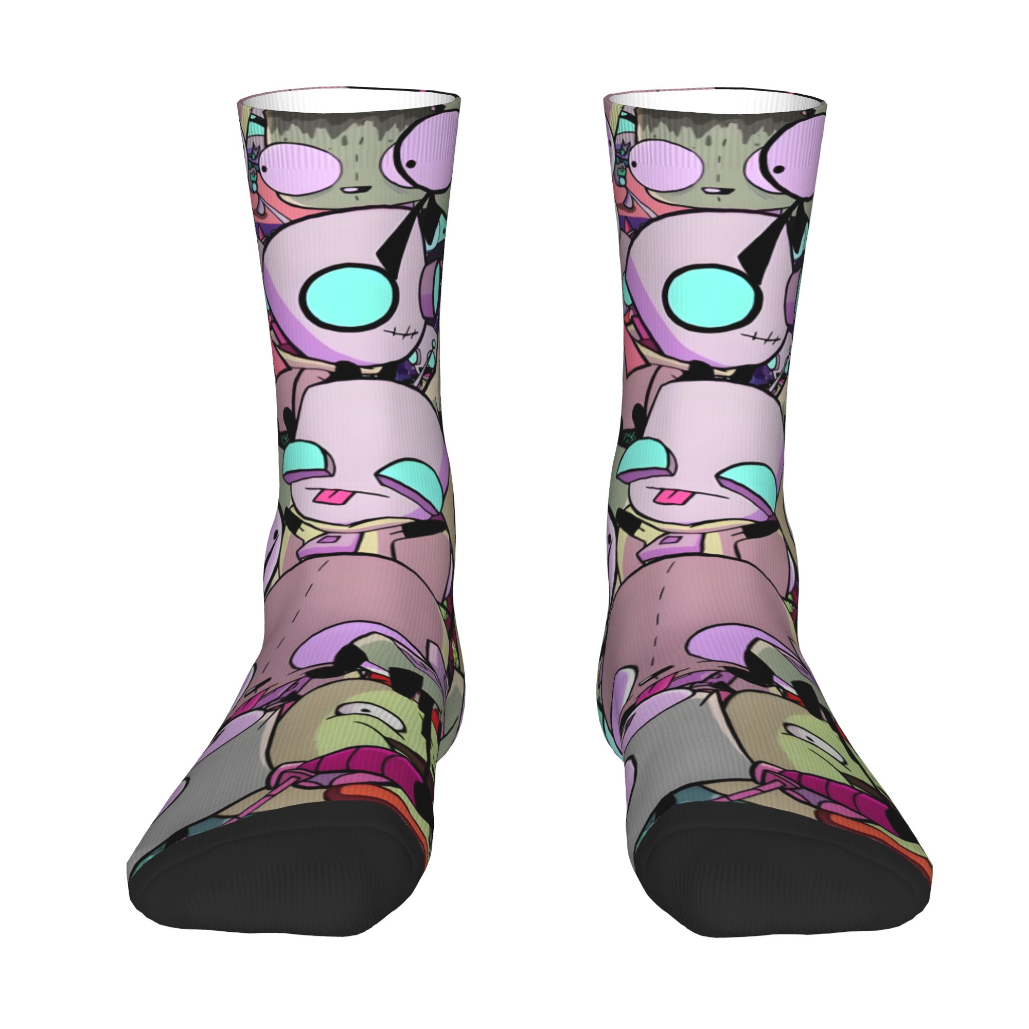 Custom I-Invader Z-Zim Cartoon - огляд і ціна Dress Sock Men