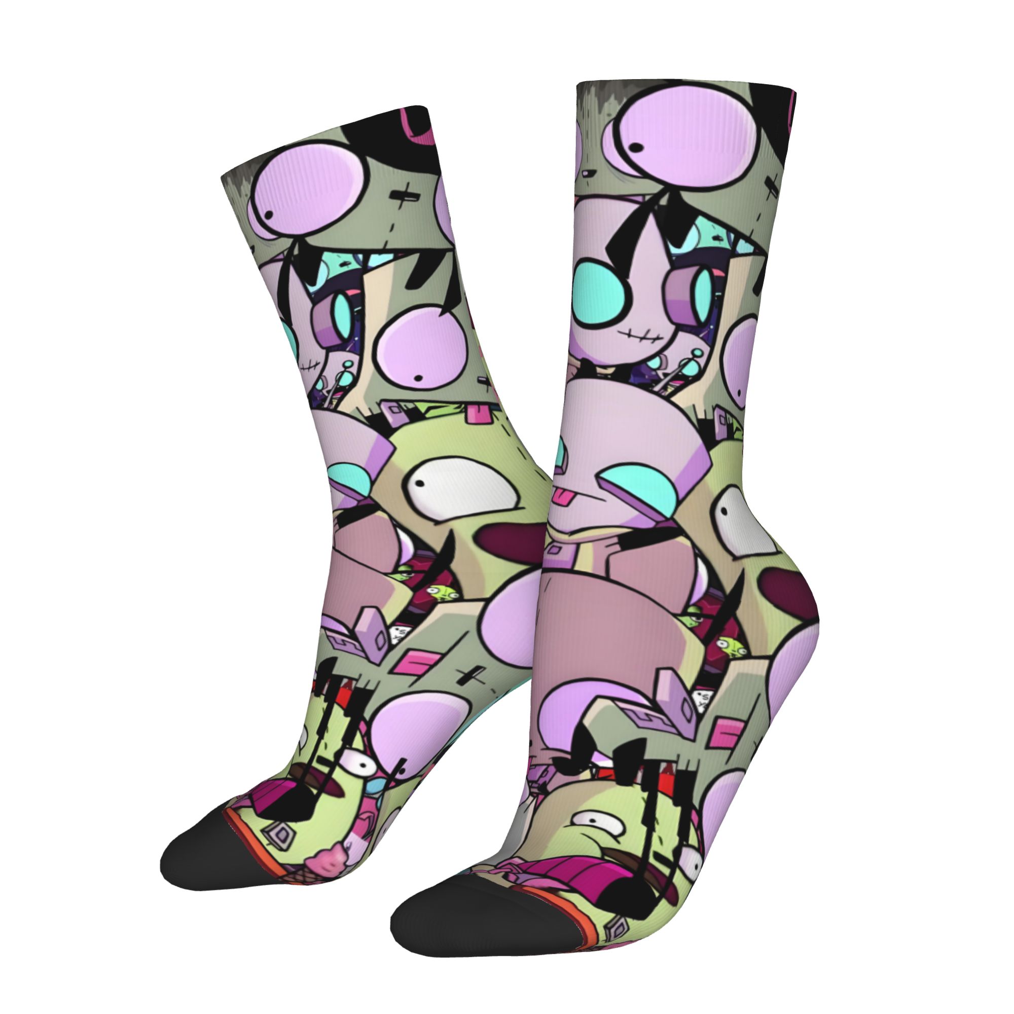 Custom I-Invader Z-Zim Cartoon - огляд і ціна Dress Sock Men