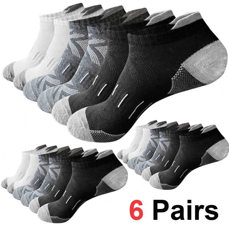 6Pairs Men's Arrow Print Ankle - огляд і ціна Ankle Sock Low Cut