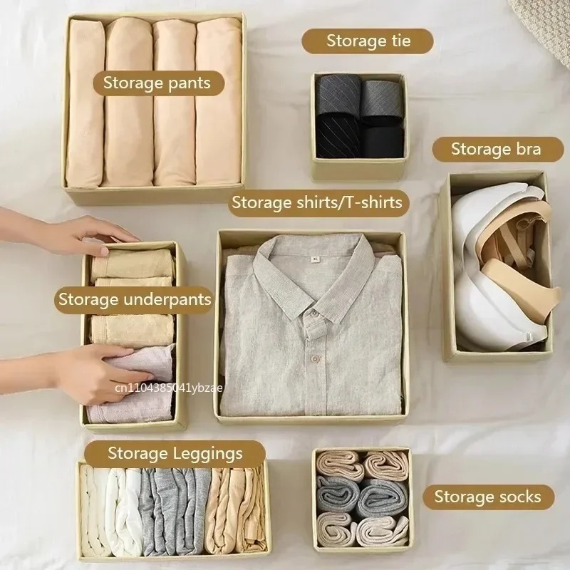 Fabric Underwear Storage Box D - огляд і ціна Sock Organizer Tray