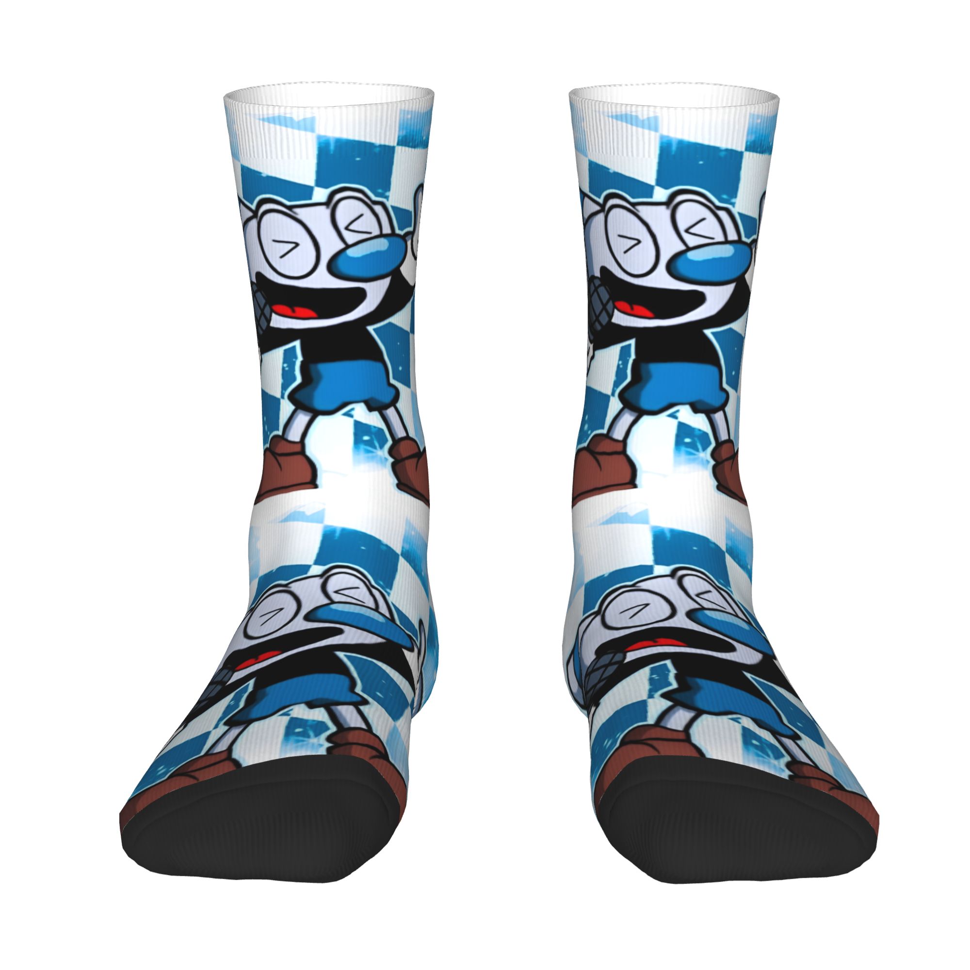 Custom Cuphead And Mugman Mens - огляд і ціна Dress Sock Men