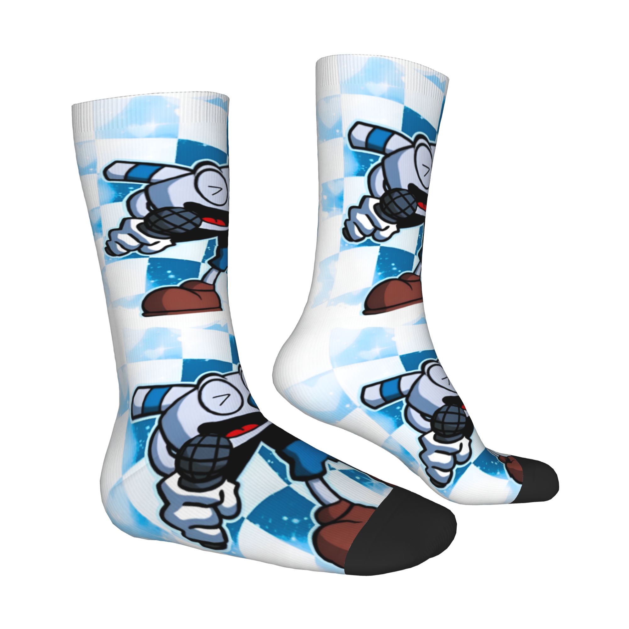 Custom Cuphead And Mugman Mens - огляд і ціна Dress Sock Men