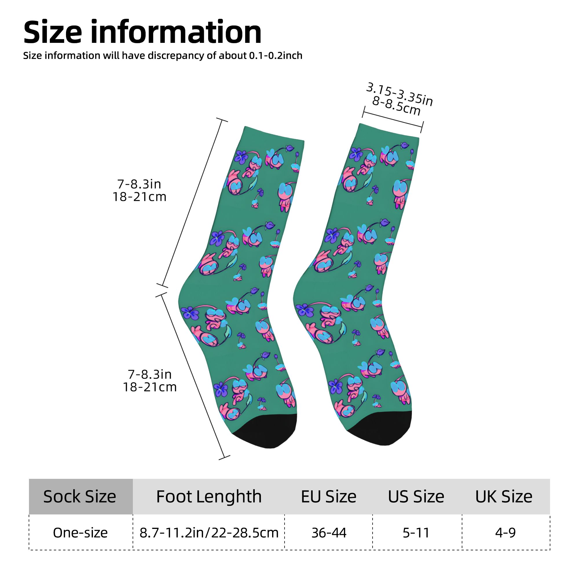 Custom P-Pikmins Anime Cartoon - огляд і ціна Dress Sock Men
