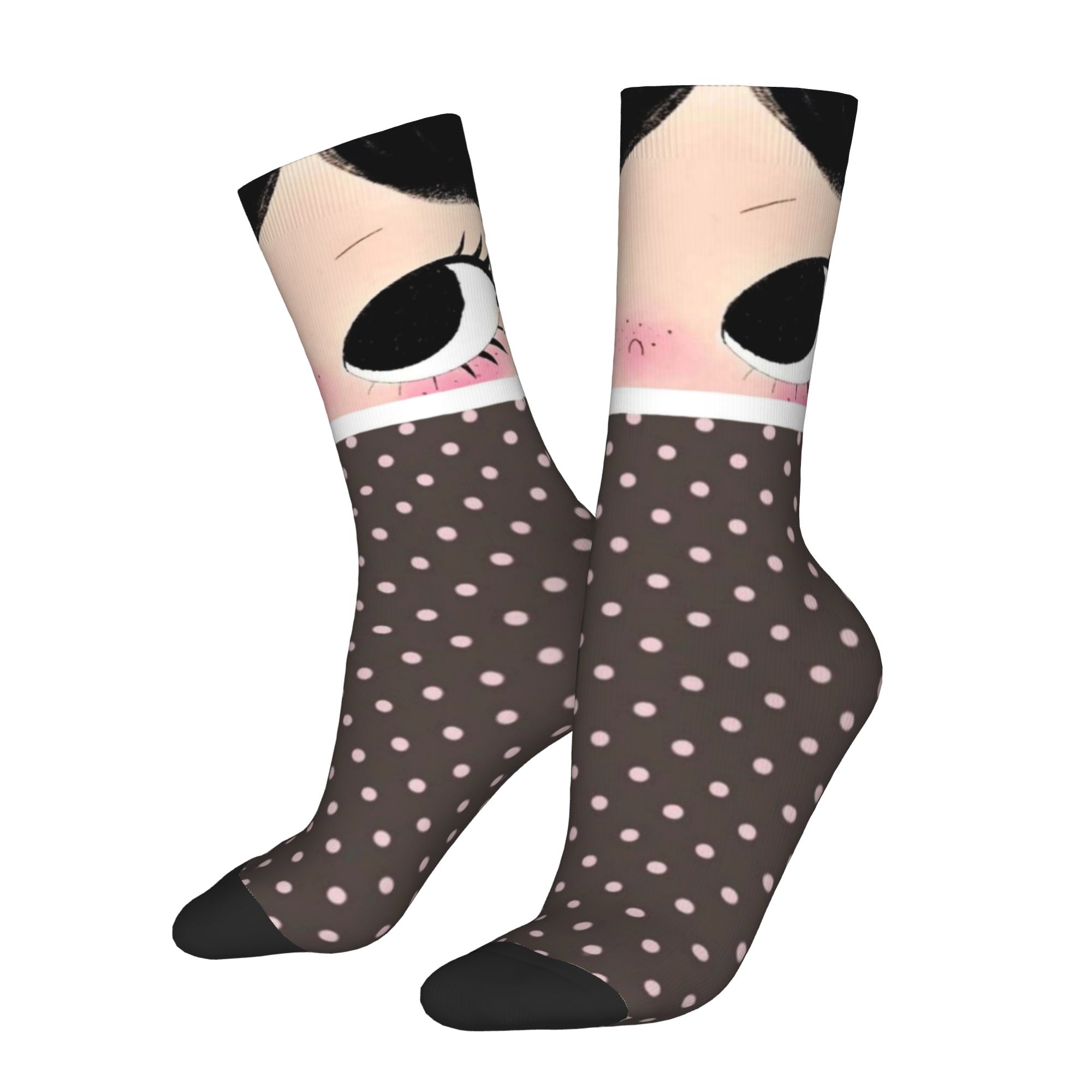 Custom Big Eyes Girl Comic Men - огляд і ціна Dress Sock Men