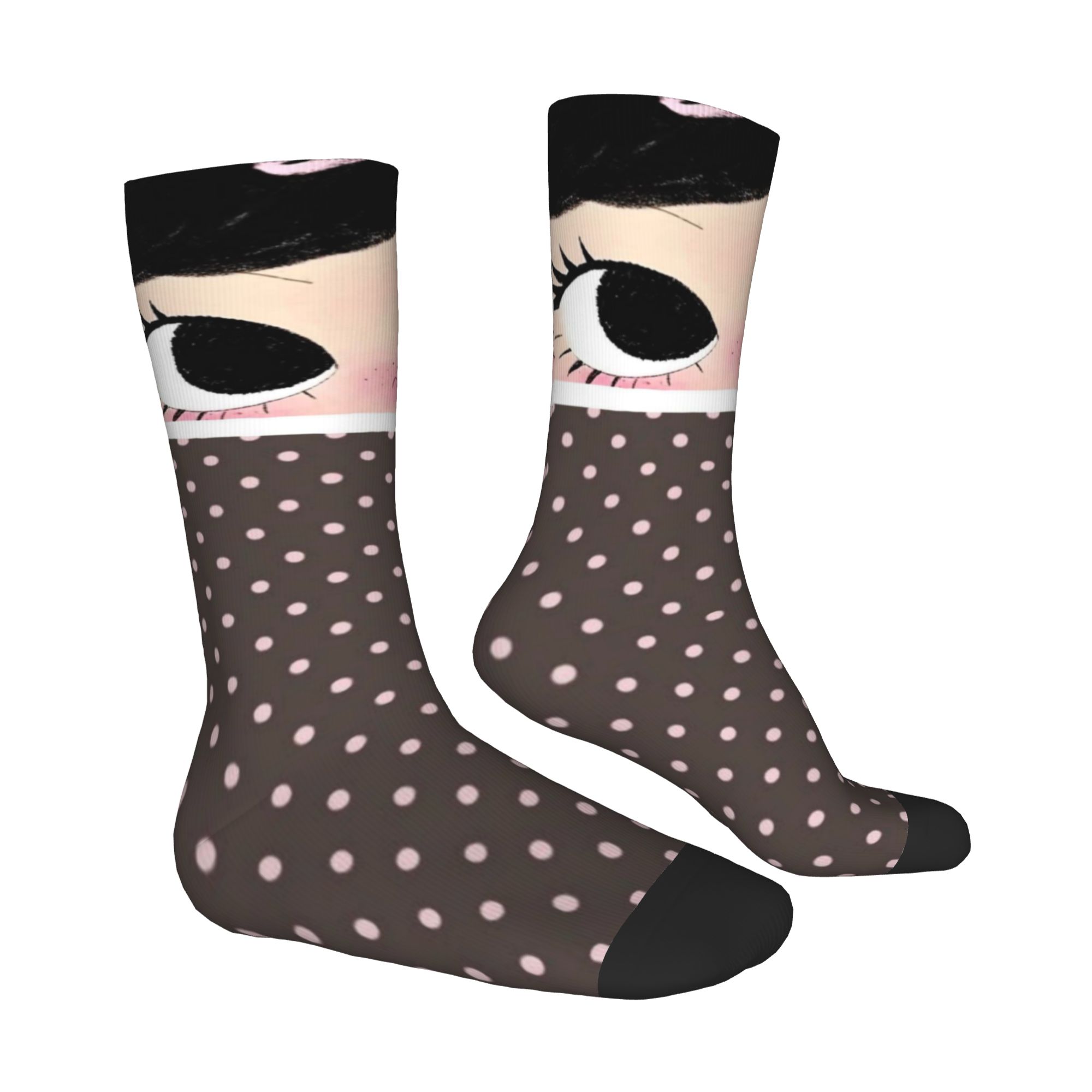 Custom Big Eyes Girl Comic Men - огляд і ціна Dress Sock Men