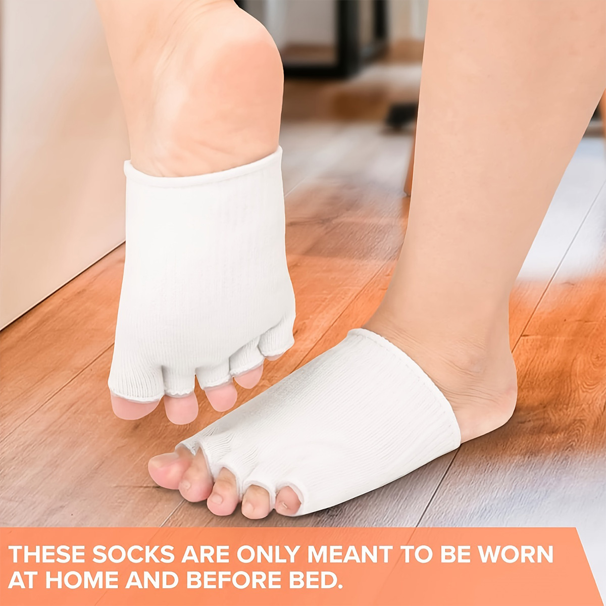1 Pair Cotton Fiber Gel Split  - огляд і ціна Toe Sock Split