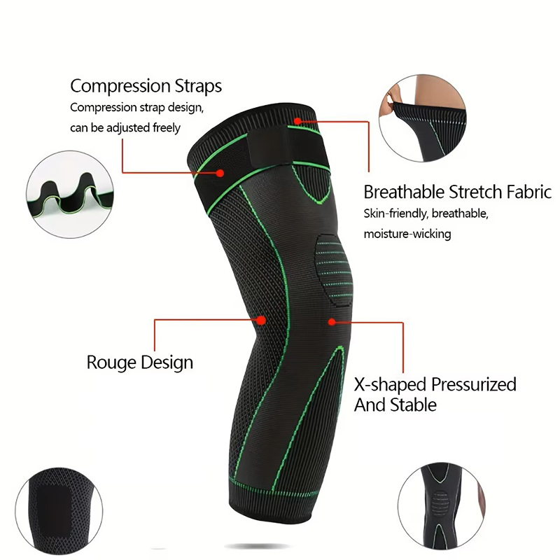 2Pcs Compression Knee Pads Sup - огляд і ціна Compression Sleeve Calf
