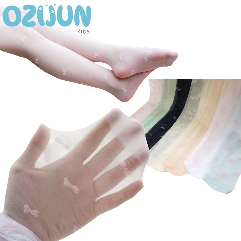 1 Pairs of Children Girl's Bow - огляд і ціна Tights Pantyhose Sheer