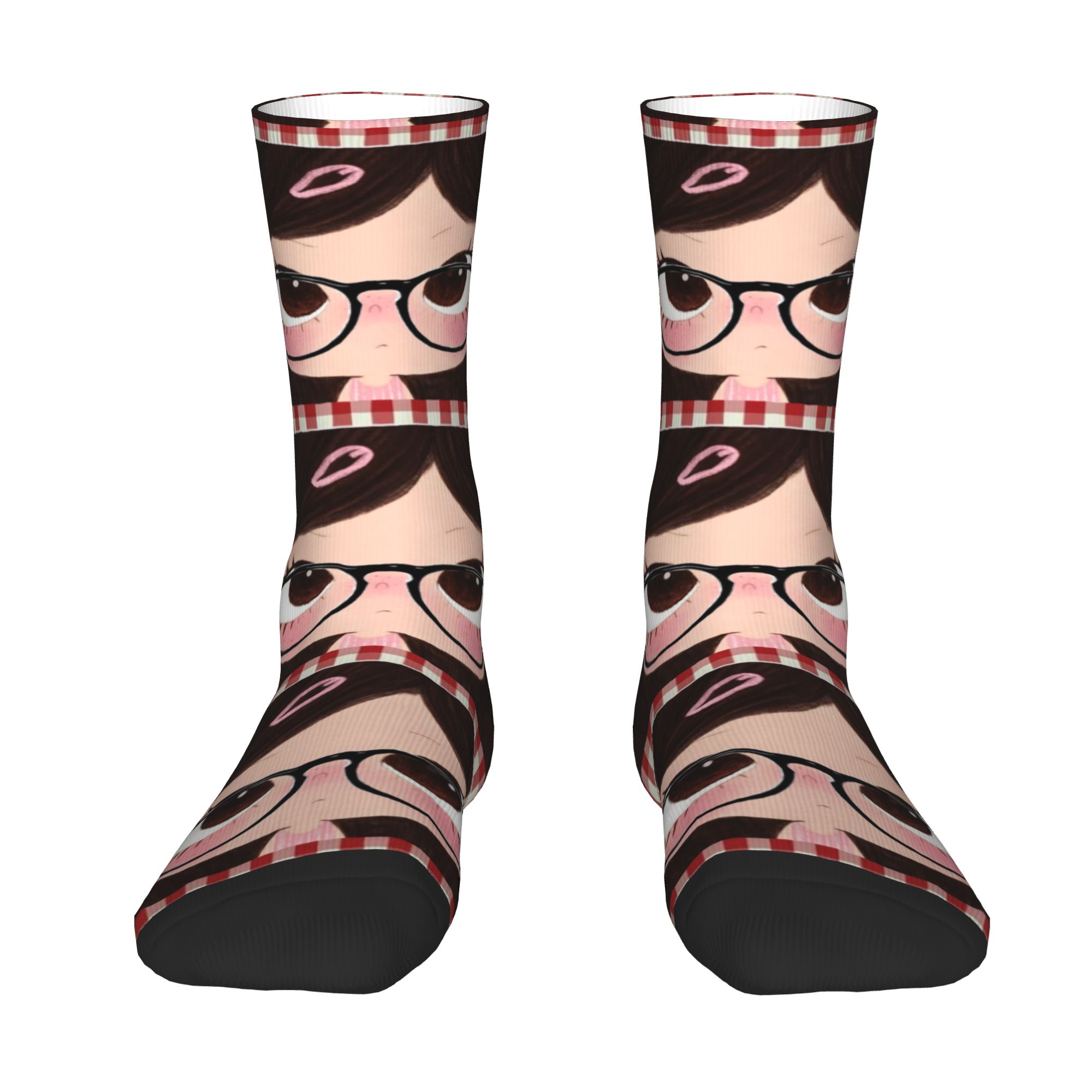 Custom Big Eyes Girl Comic Dre - огляд і ціна Dress Sock Men