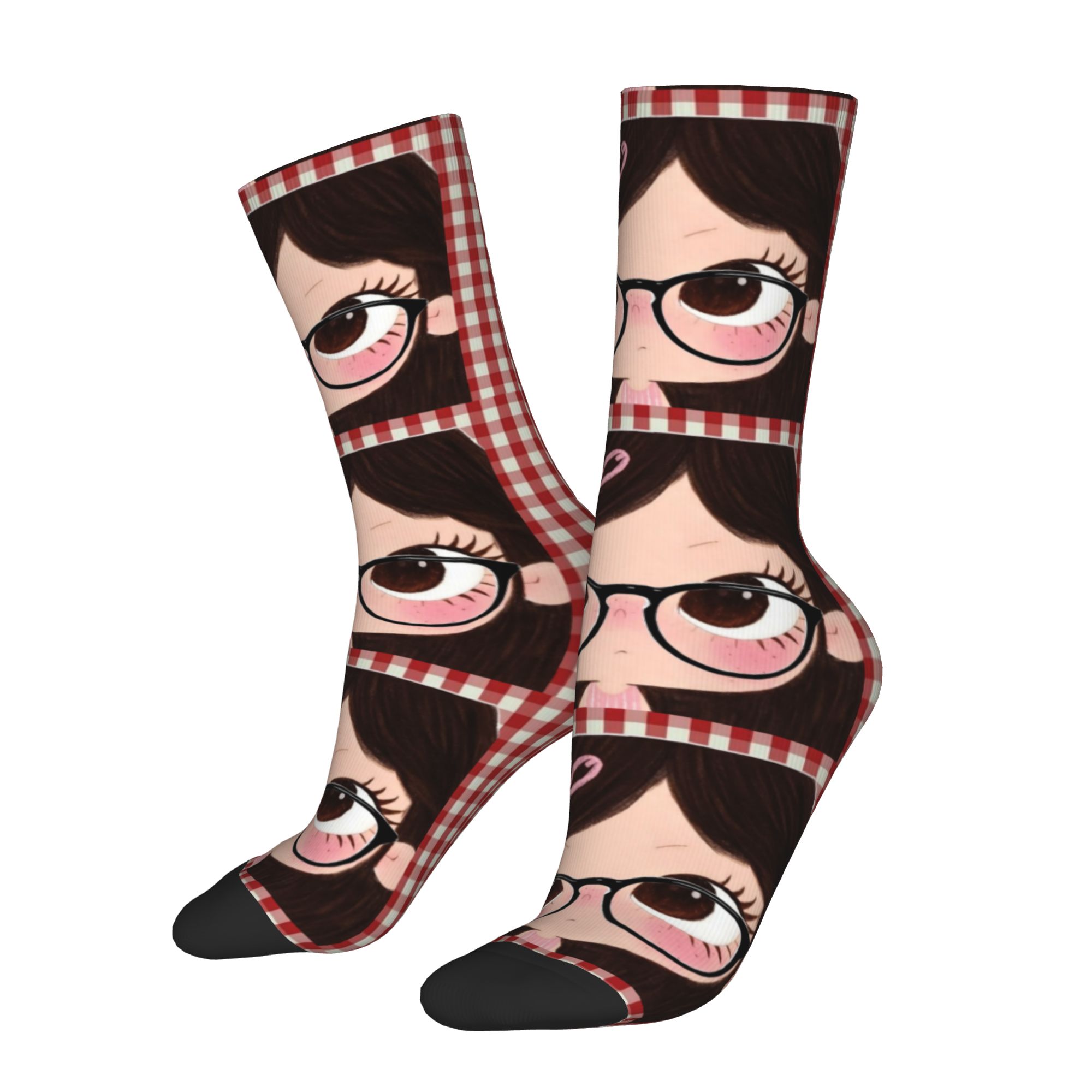 Custom Big Eyes Girl Comic Dre - огляд і ціна Dress Sock Men